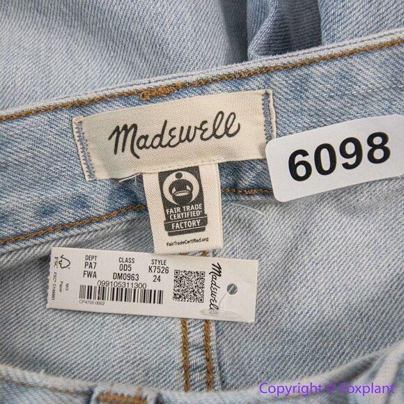 NEW Madewell The Curvy Perfect Vintage Jean in‎ Fitzgerald Wash, 24 - Picture 15 of 16